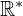 \mathbb{R}^*
