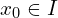 Rendered by QuickLaTeX.com x_{0}\in I